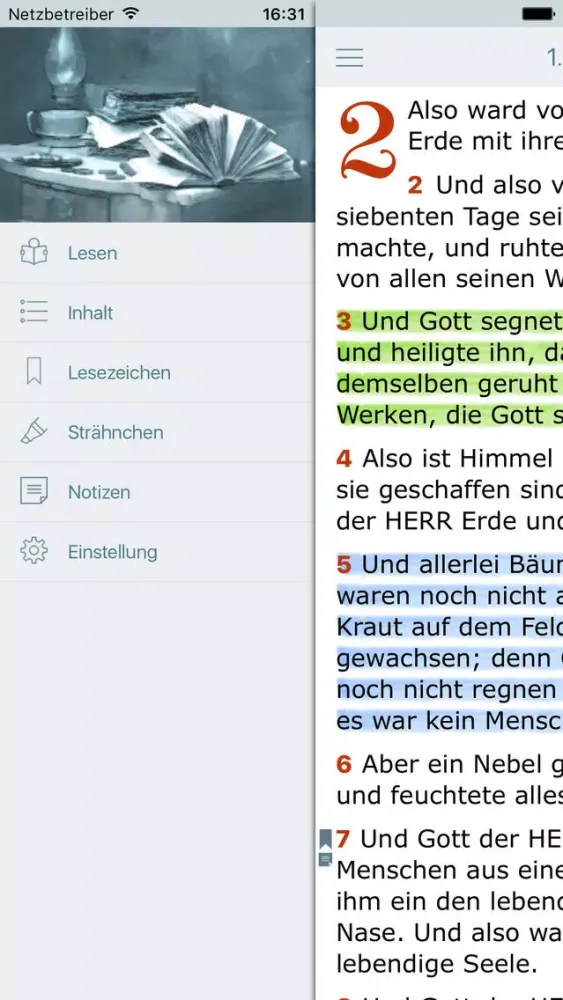 Tangkapan layar Luther Bibel (Holy Bible in German)