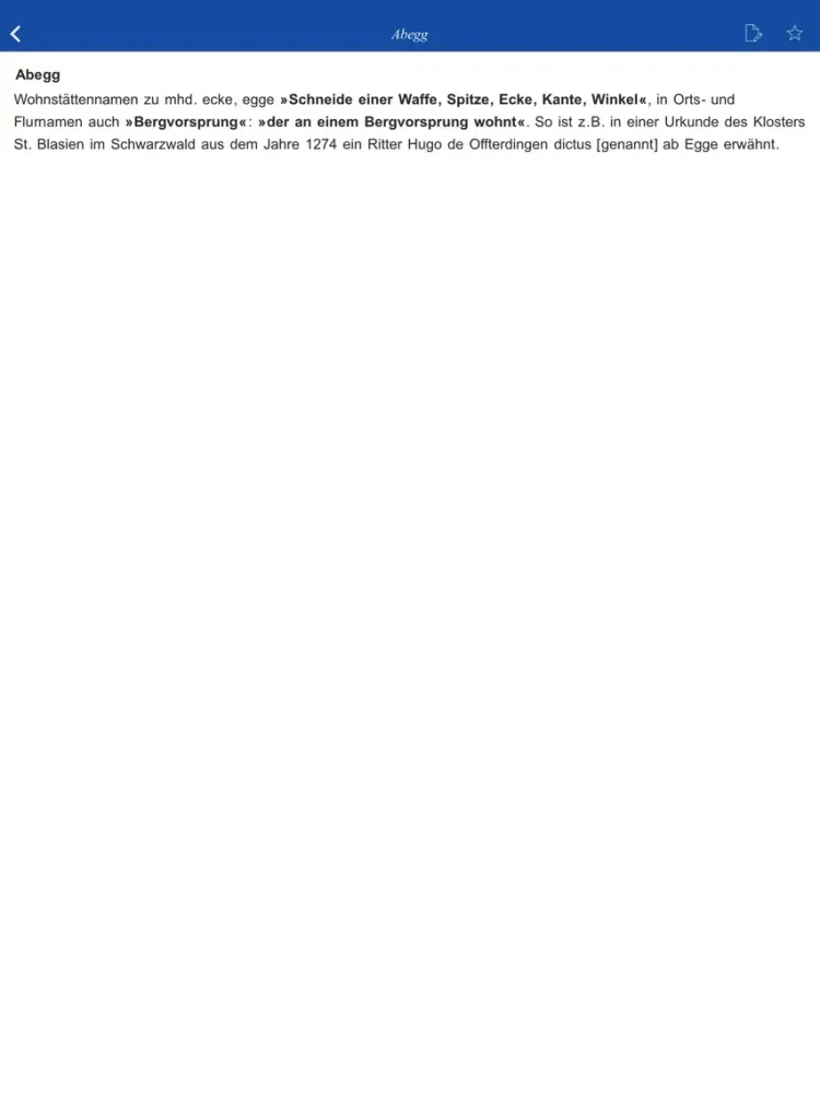 Скриншоты Dictionary of German family names iPad 