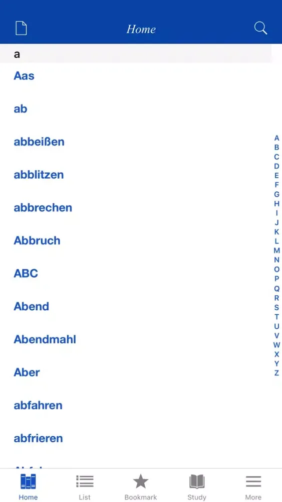 Captures d'écran de German Idiom Dictionary