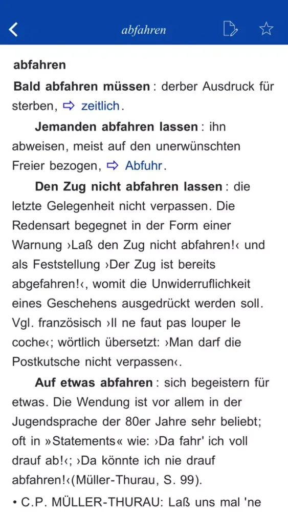 Captures d'écran de German Idiom Dictionary