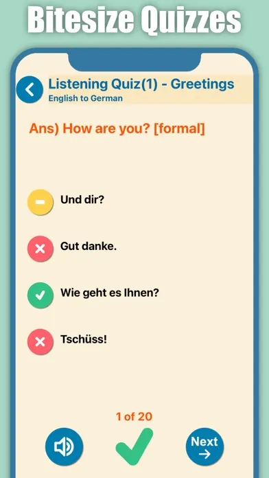 Ảnh chụp màn hình của Learn German for Beginners