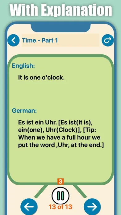 Ảnh chụp màn hình của Learn German for Beginners