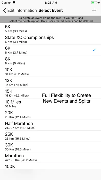 Capturas de pantalla de StopWatch for Cross Country