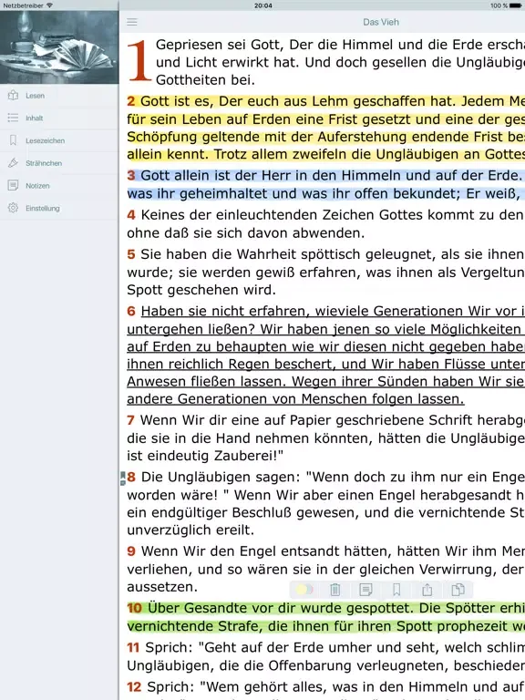 Скриншоты Der Koran auf Deutsch (Quran with Audio in German) iPad 