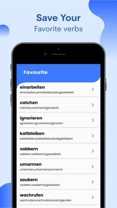 German Verbs Conjugator应用截图