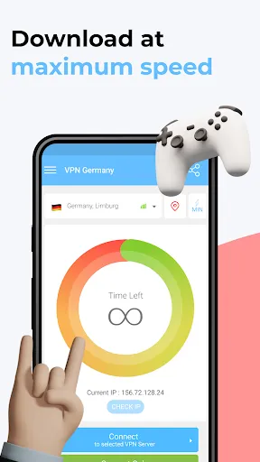 VPN Germany: unlimited VPN app Screenshots