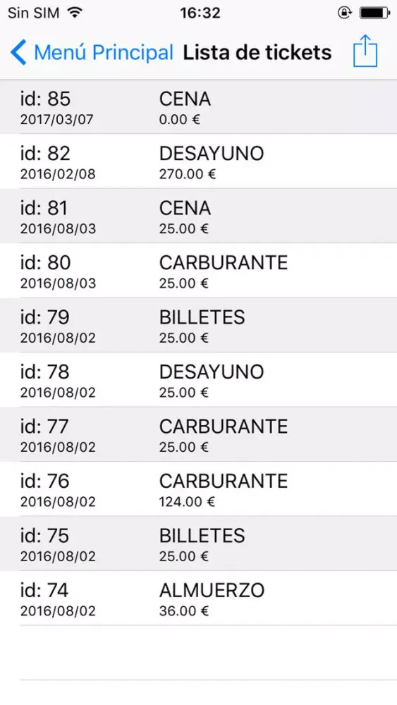 Jano Notas de Gastos應用截圖