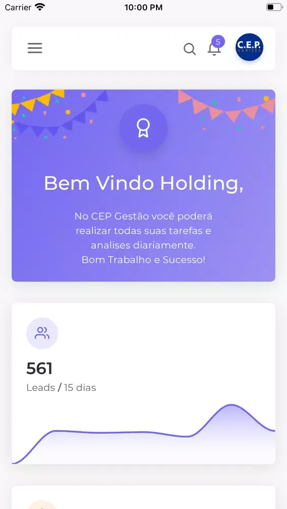 CEP Gestão Screenshots