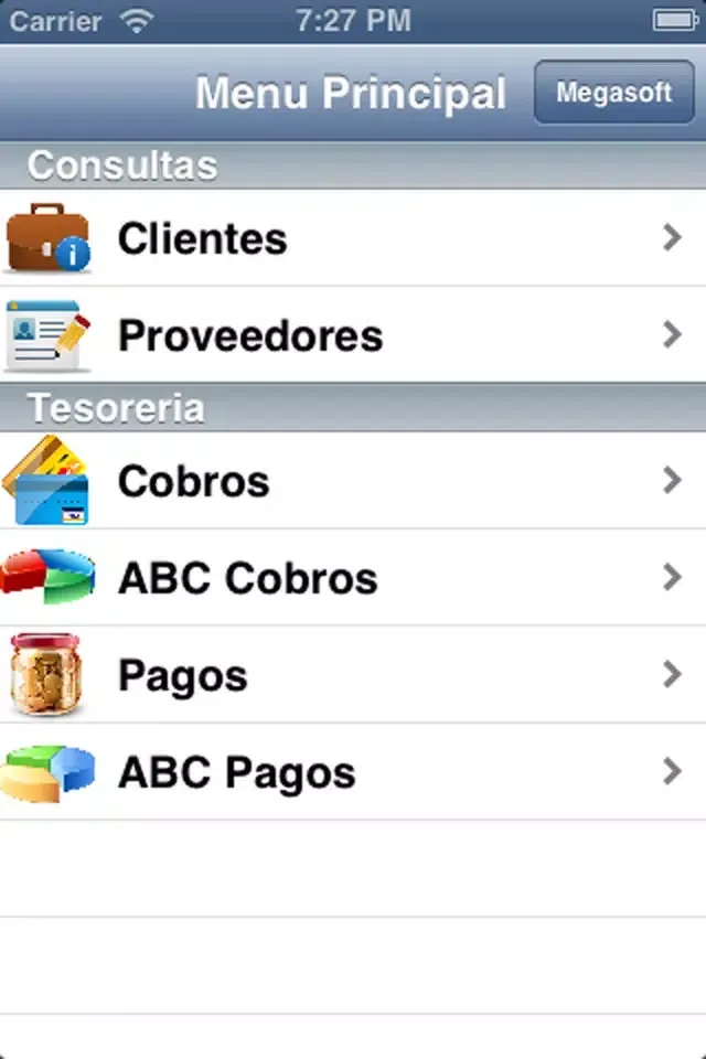 Gestión de Cobros y Pagos スクリーンショット