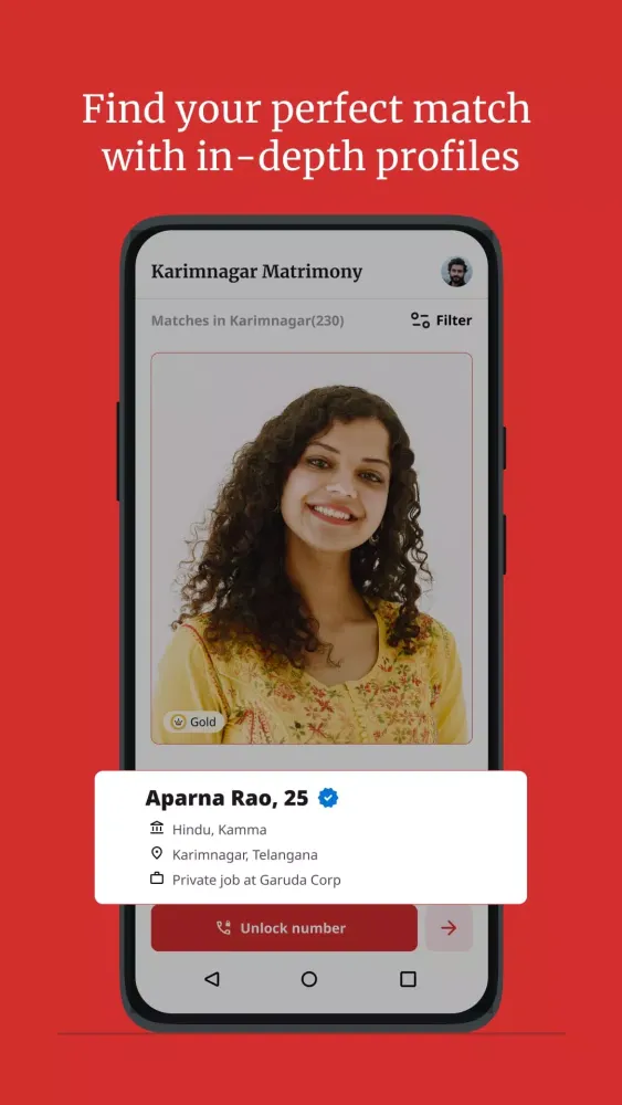 Karimnagar Lokal Matrimony App Screenshots