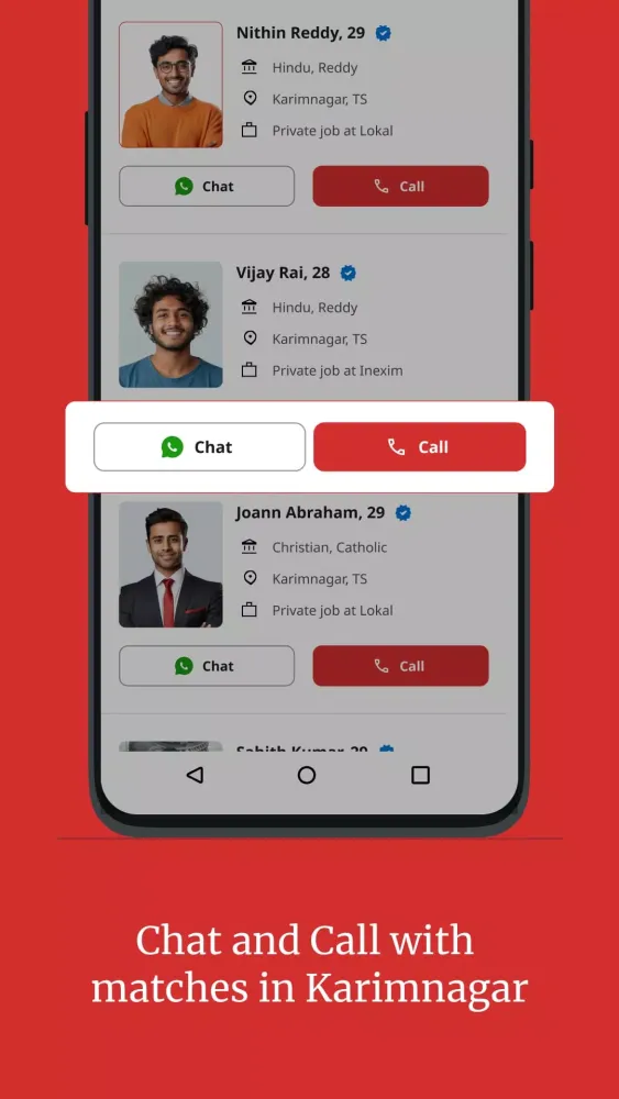 Karimnagar Lokal Matrimony App Screenshots