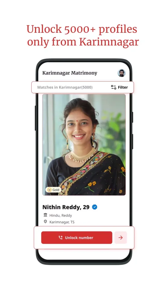 Karimnagar Lokal Matrimony App Screenshots