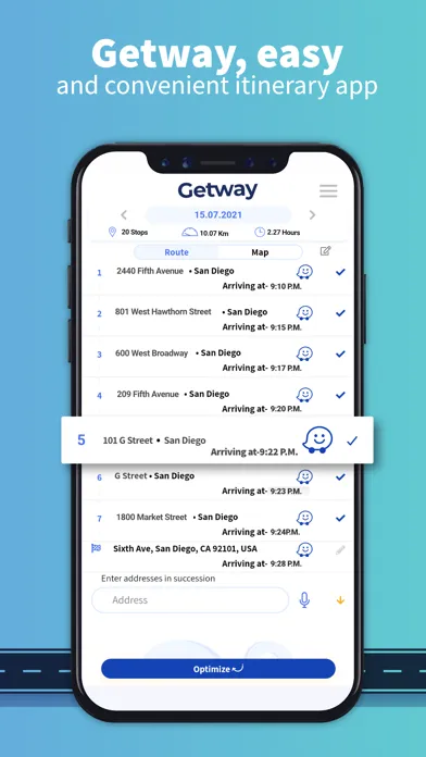Route Planner - GetWay‎应用截图
