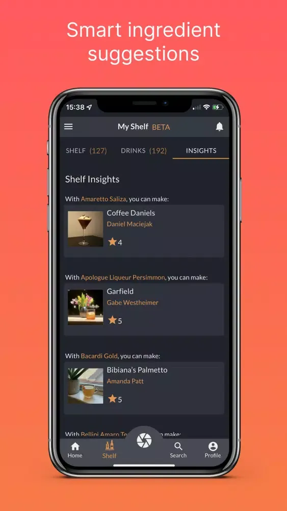 Screenshot di Sidecar - A cocktail community