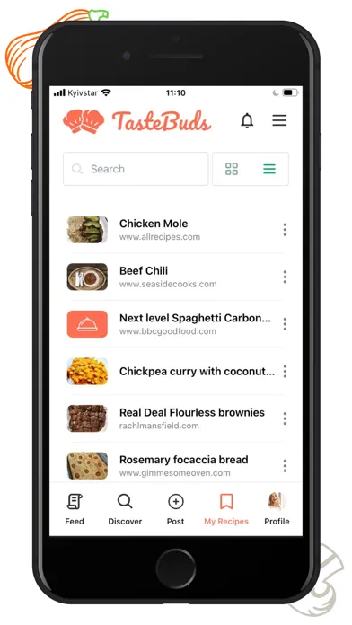 TasteBuds - Recipe Sharing应用截图