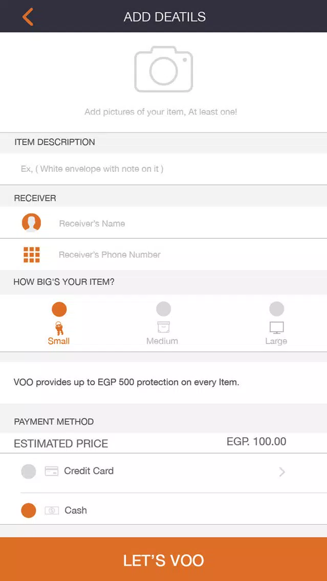VOO Delivery应用截图