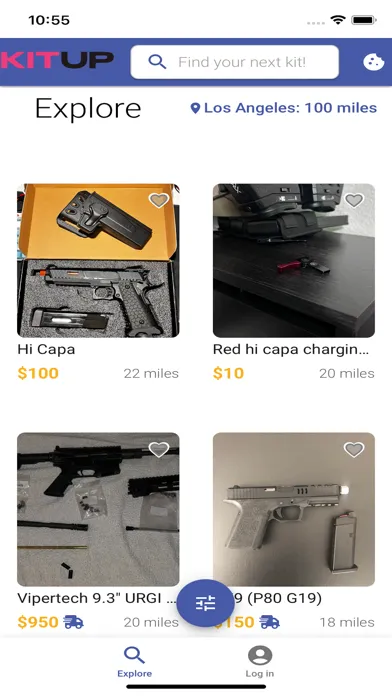 Tangkapan layar KitUp - Airsoft Marketplace