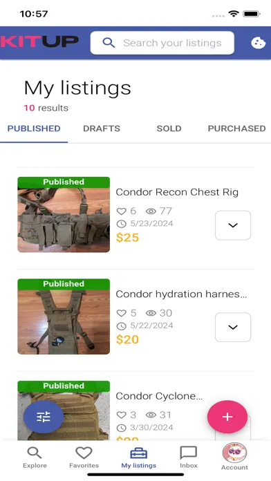 Tangkapan layar KitUp - Airsoft Marketplace