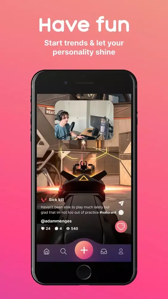Screenshot di Lowkey - Social Gaming Videos