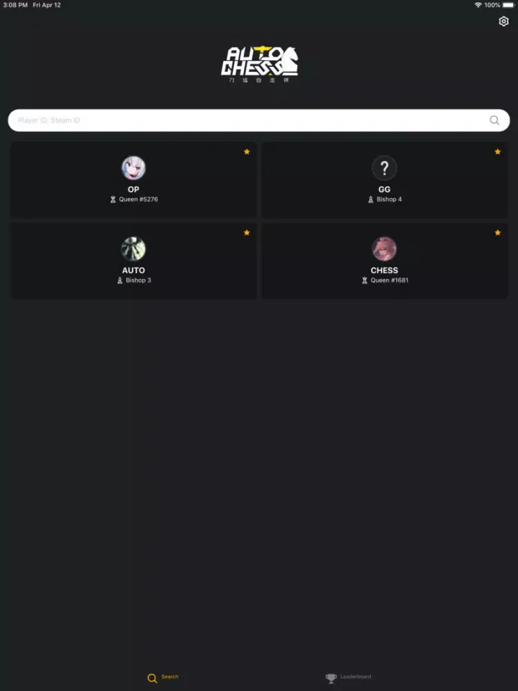 صور Autochess Stats - OP.GG iPad 