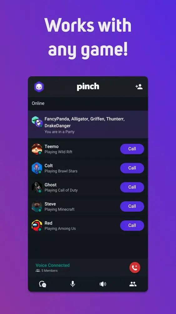 Pinch - Voice Chat for Gamers Ekran Görüntüleri