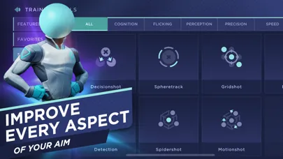 تصاویر Aim Lab Mobile