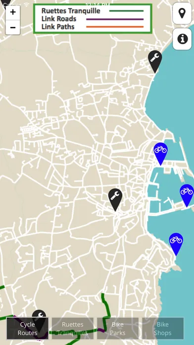 Capturas de tela do Walking & Cycling Guernsey