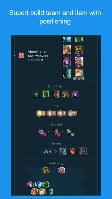 Tangkapan skrin TFTatics - TFT Guide