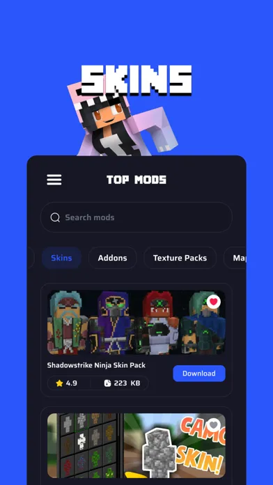 Capturas de tela do Top Mods: Minecraft PE Addons