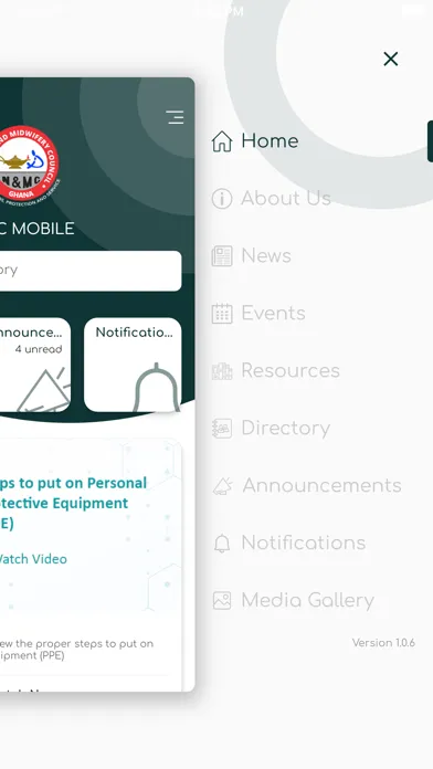 Screenshot di NMC Mobile (Ghana)