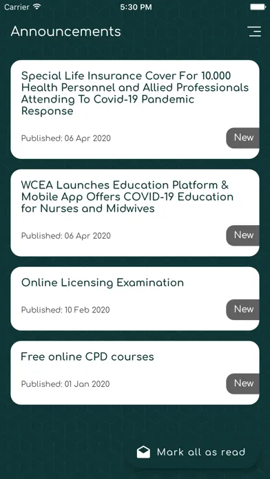 Screenshot di NMC Mobile (Ghana)