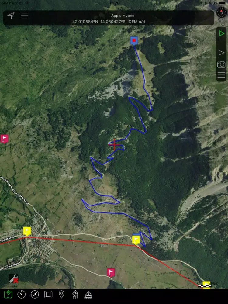 Tangkapan skrin OkMap Mobile Lite iPad 