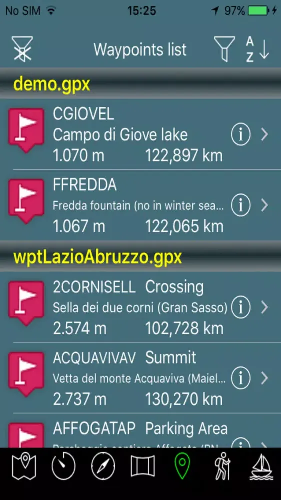 Tangkapan skrin OkMap Mobile Lite