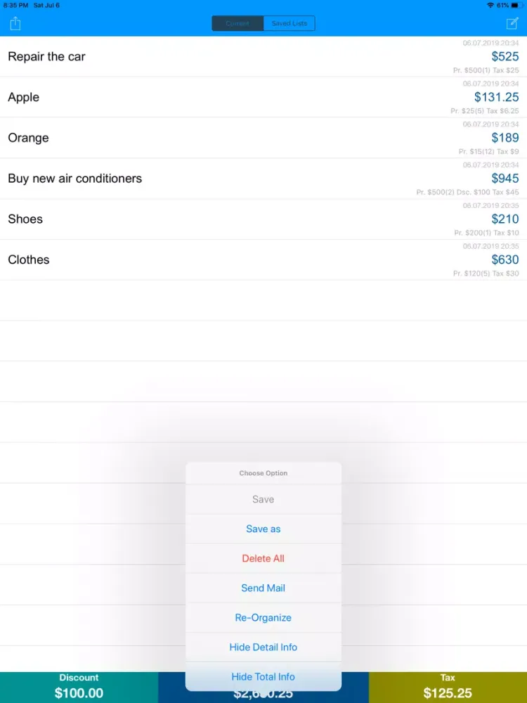 تصاویر Expense Tracker: Shopping List iPad 