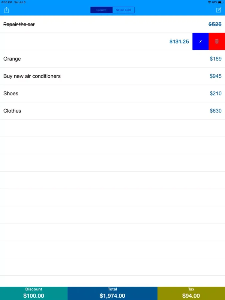 تصاویر Expense Tracker: Shopping List iPad 