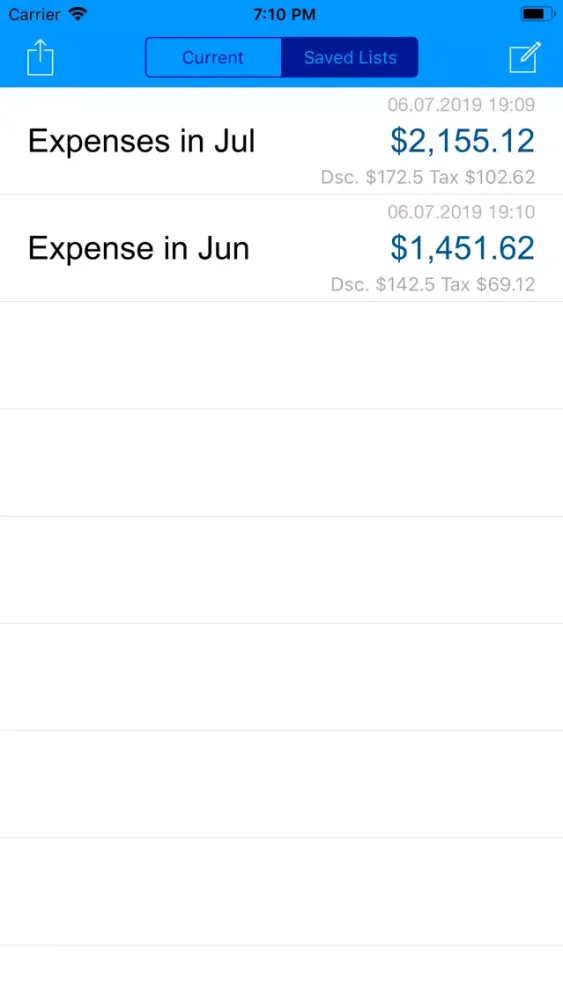 تصاویر Expense Tracker: Shopping List