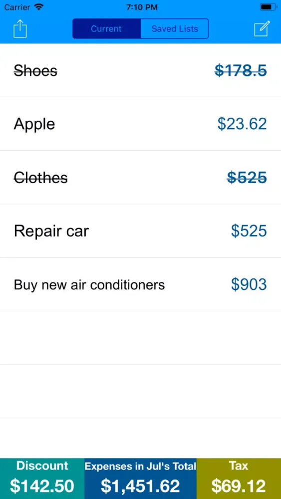 تصاویر Expense Tracker: Shopping List