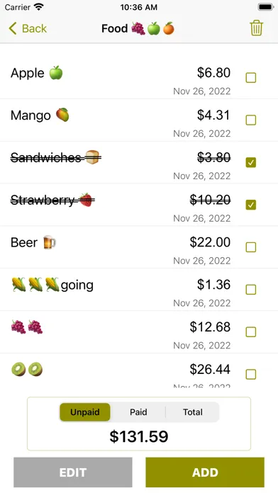 تصاویر Simple Shopping List - Expense