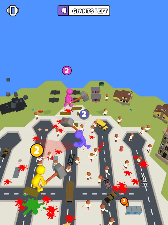 Captures d'écran de Giant Rush iPad 