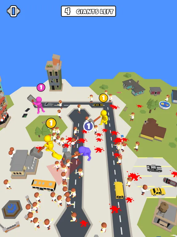 Captures d'écran de Giant Rush iPad 