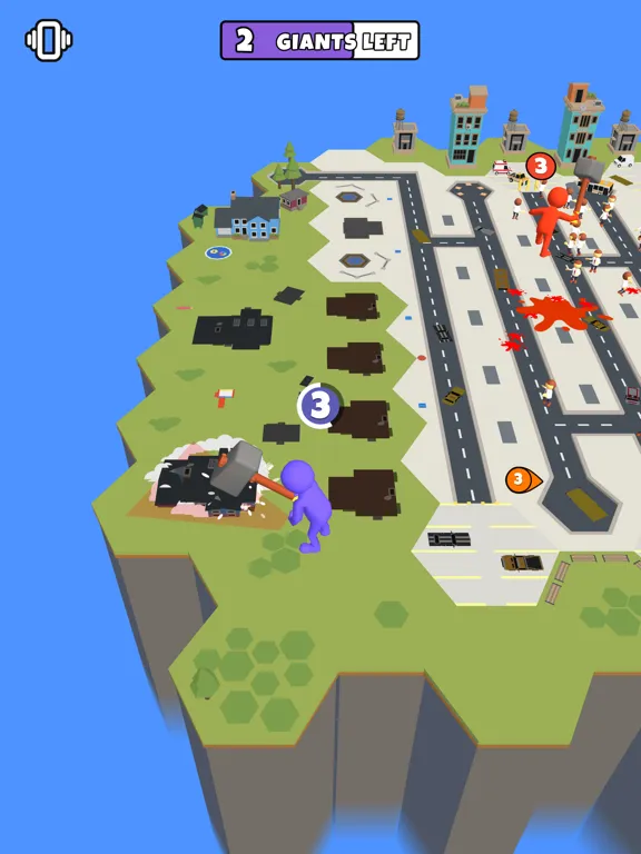 Captures d'écran de Giant Rush iPad 