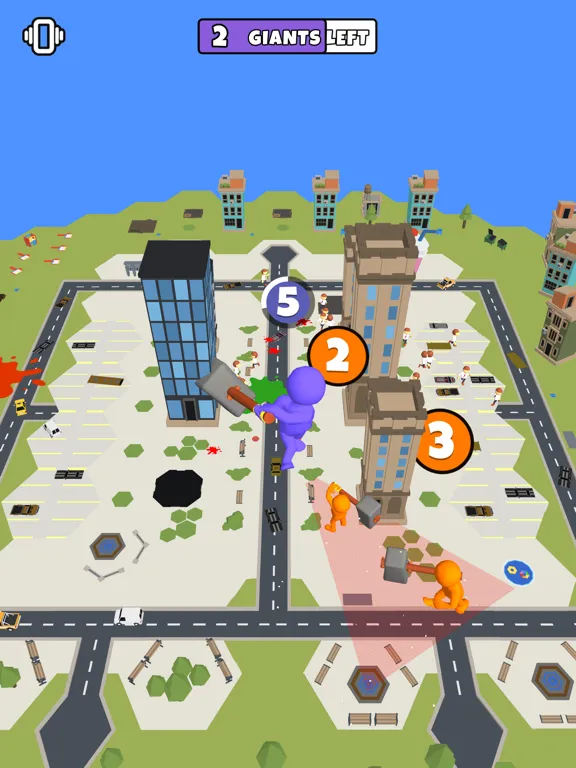 Captures d'écran de Giant Rush iPad 