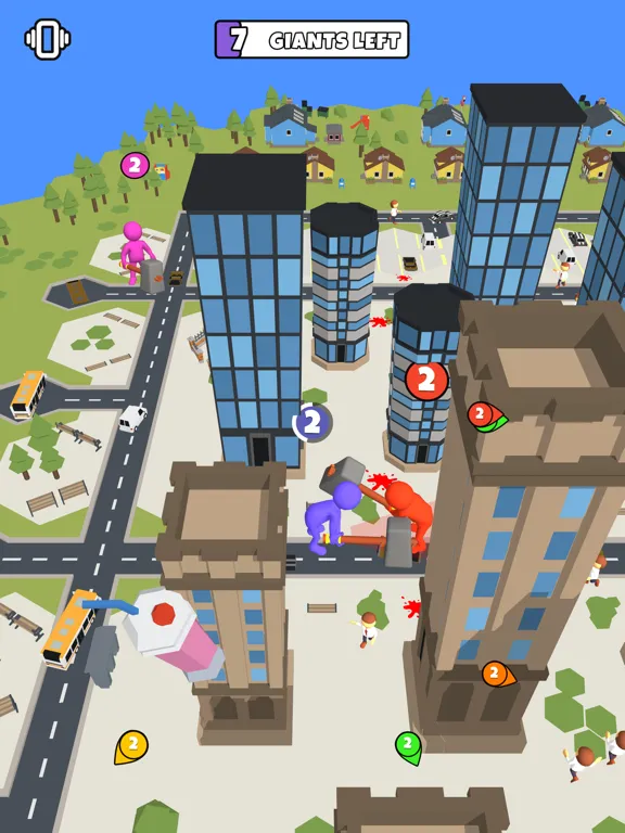 Captures d'écran de Giant Rush iPad 