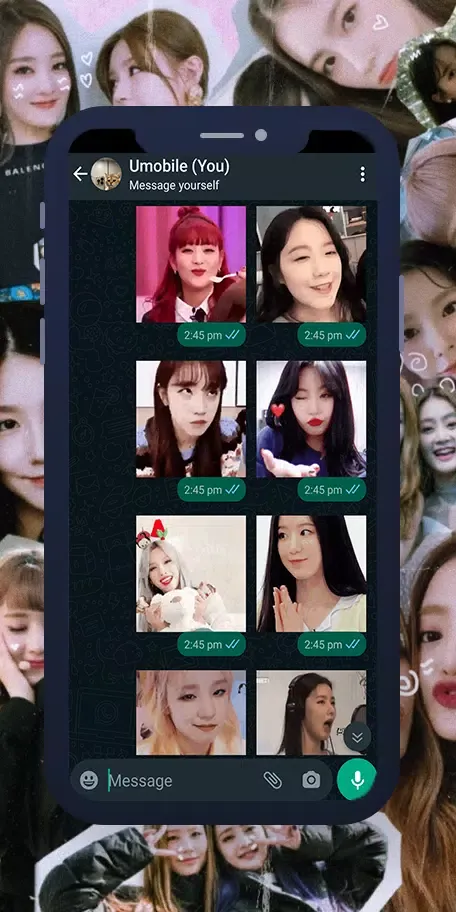 (G)I-dle Animated WASticker 스크린샷