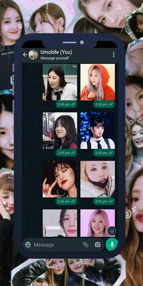 (G)I-dle Animated WASticker 스크린샷