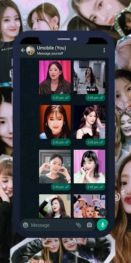 (G)I-dle Animated WASticker 스크린샷