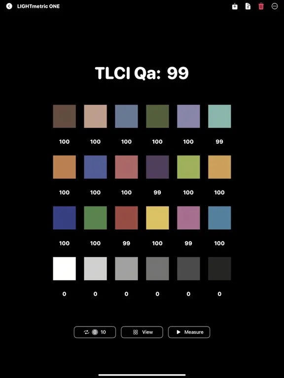 LIGHTmetric ONE App iPad  Screenshots