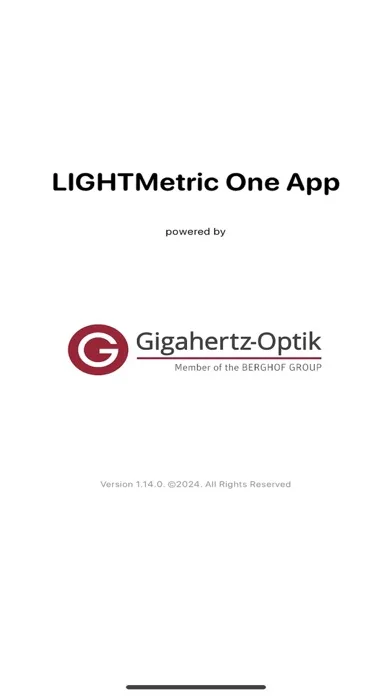 LIGHTmetric ONE App Screenshots