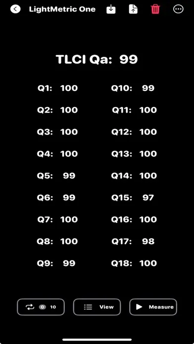 LIGHTmetric ONE App Screenshots