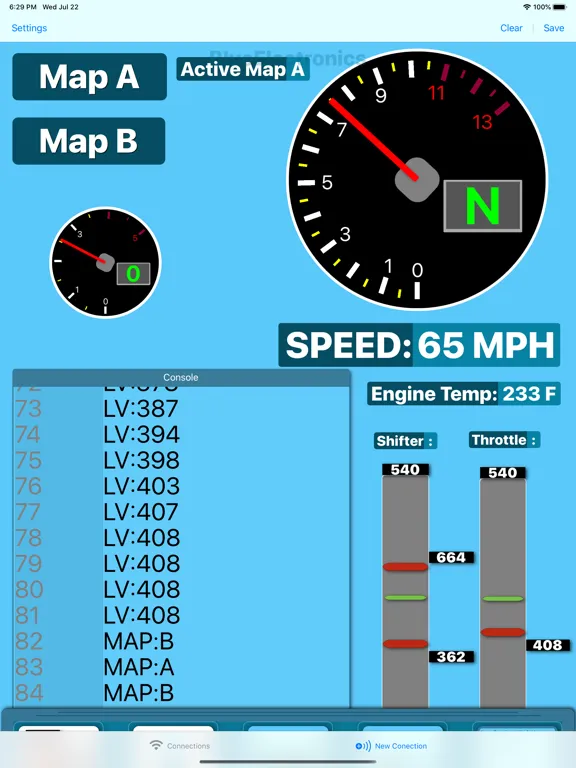 Blue Electronics iPad  Screenshots